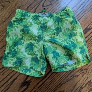 Green 4T Boys Swim Trunks